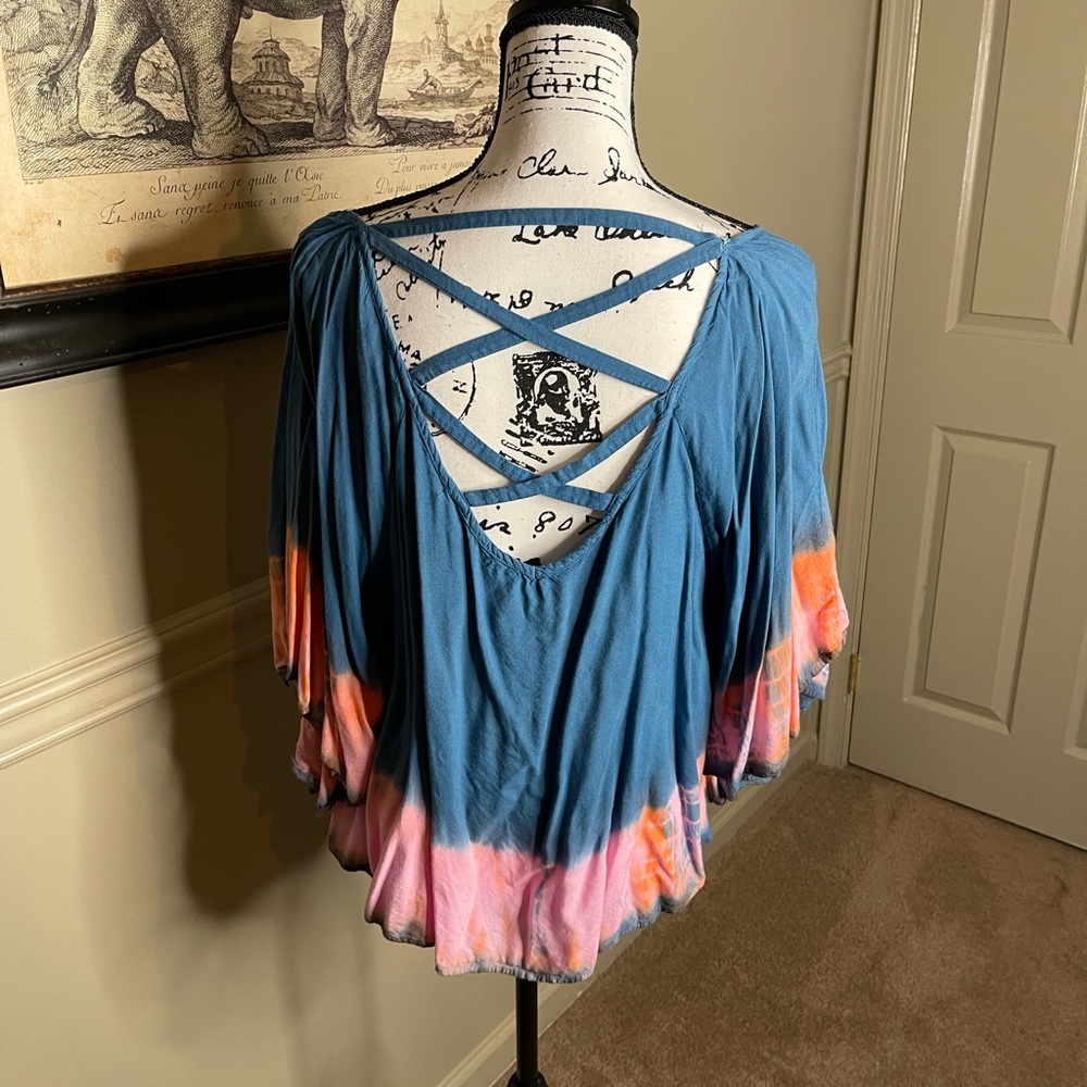 Tie dye Poncho